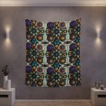 Midnight Shadows 🌃 Contemporary Wall Tapestry