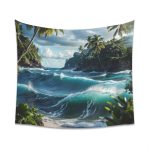 Vintage Voyage Wall Tapestry - When Your Wall Needs A Passport!