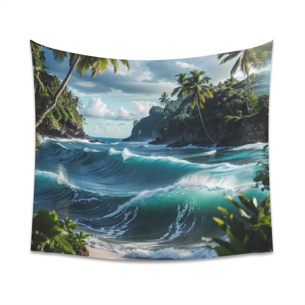 Vintage Voyage Wall Tapestry - When Your Wall Needs A Passport!