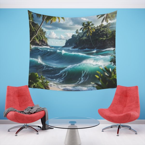 Vintage Voyage Wall Tapestry - When Your Wall Needs A Passport!