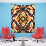 Urban Grunge 🌃 Contemporary Wall Tapestry
