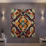 Urban Grunge 🌃 Contemporary Wall Tapestry