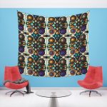 Midnight Shadows 🌃 Contemporary Wall Tapestry