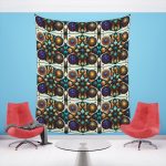 Midnight Shadows 🌃 Contemporary Wall Tapestry