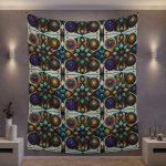 Midnight Shadows 🌃 Contemporary Wall Tapestry