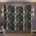 Midnight Shadows 🌃 Contemporary Wall Tapestry
