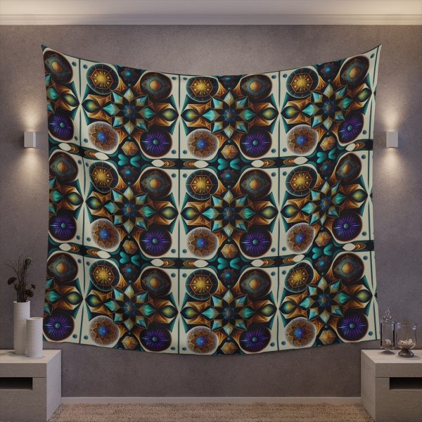 Midnight Shadows 🌃 Contemporary Wall Tapestry