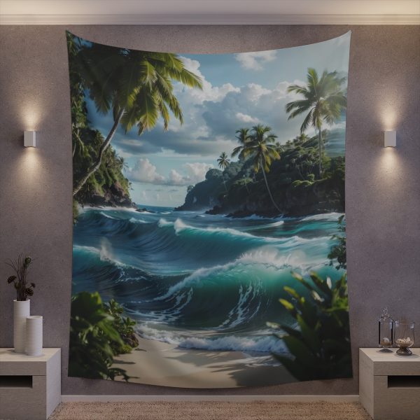 Vintage Voyage Wall Tapestry - When Your Wall Needs A Passport!