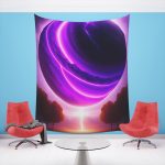 🎭 Spectral Illusion - Psychedelic Beach Tapestry