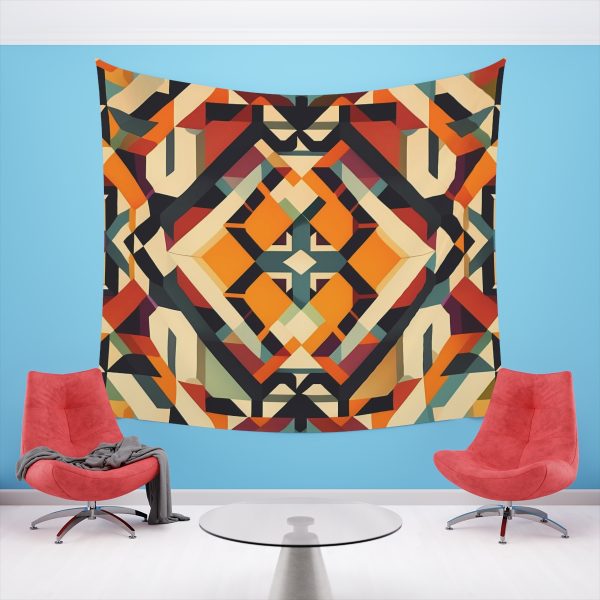 Urban Grunge 🌃 Contemporary Wall Tapestry