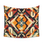 Urban Grunge 🌃 Contemporary Wall Tapestry