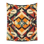 Urban Grunge 🌃 Contemporary Wall Tapestry