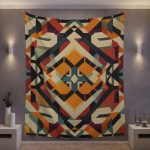 Urban Grunge 🌃 Contemporary Wall Tapestry