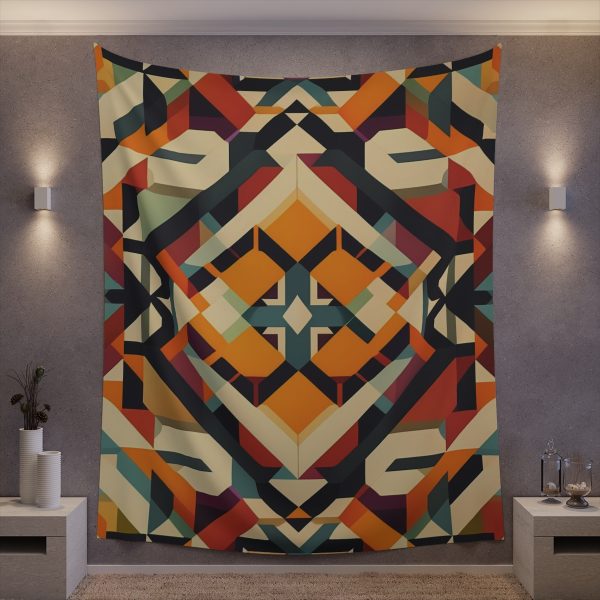 Urban Grunge 🌃 Contemporary Wall Tapestry