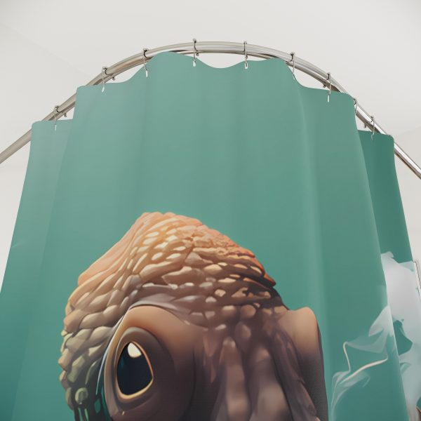 Deep Sea Dream 🐠 Colorful Bathroom Shower Curtain 🐳