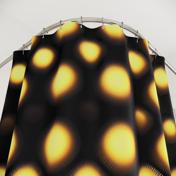 Retro Radiance - Colorful Bathroom Shower Curtain 💥