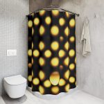 Retro Radiance - Colorful Bathroom Shower Curtain 💥