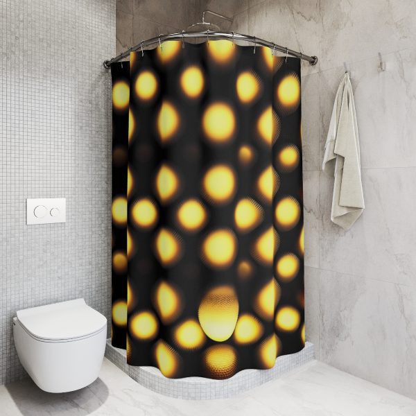 Retro Radiance - Colorful Bathroom Shower Curtain 💥