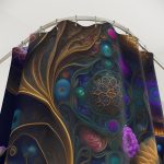 Urban Jungle Elegance🌿 Stylish Designer Shower Curtain