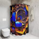 🎵 Shower Symphony 🚿 Colorful Bathroom Shower Curtain