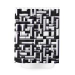 Pixel Perfect 🕹️ Designer Shower Curtain