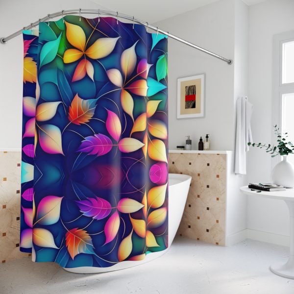 Blossom Bliss 🍃 Designer Shower Curtain 🌼