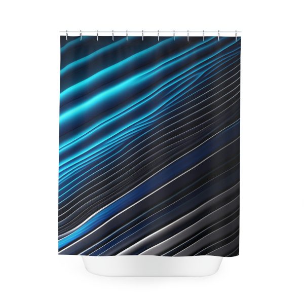 Chromatic Cascade 🎨 Designer Shower Curtain