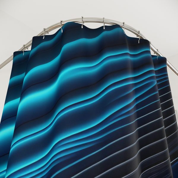 Chromatic Cascade 🎨 Designer Shower Curtain