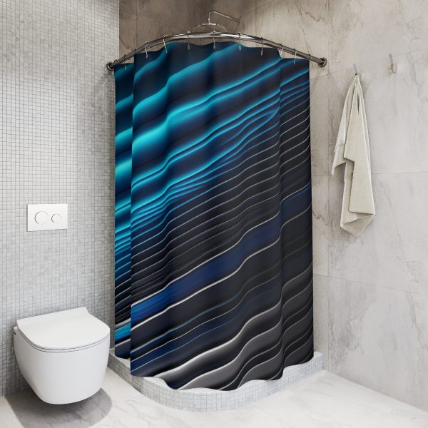 Chromatic Cascade 🎨 Designer Shower Curtain