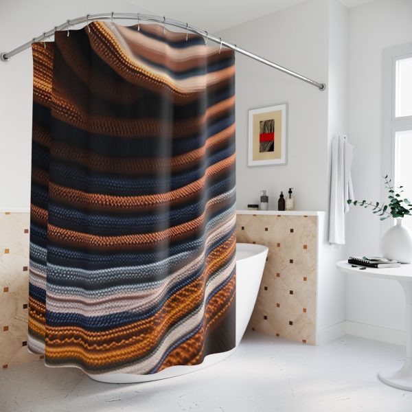 Cafe Aroma ☕ Polyester Shower Curtain 🗼 Evoke the allure of a Parisian café, no passport required!