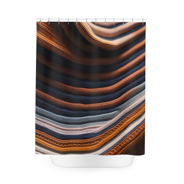 Cafe Aroma ☕ Polyester Shower Curtain 🗼 Evoke the allure of a Parisian café, no passport required!