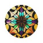 Paintbrush Passion Round Area Rug đ¨ Drench Your Feet in Artistic Masterpiece! đ