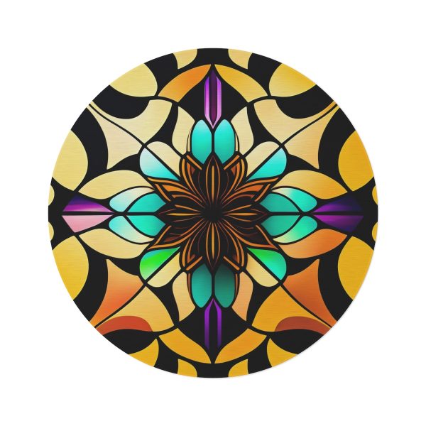 Paintbrush Passion Round Area Rug đ¨ Drench Your Feet in Artistic Masterpiece! đ