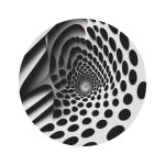 IllusionWear⢠"Don't Fall In!" Circular Area Rug đ Where Floors Become Portals