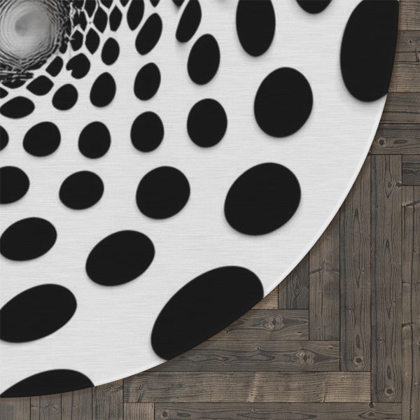 IllusionWear⢠"Don't Fall In!" Circular Area Rug đ Where Floors Become Portals