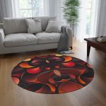 Roll Out the Red Carpet: The Ultimate Designer Round Area Rug Experience! 🎉🎈