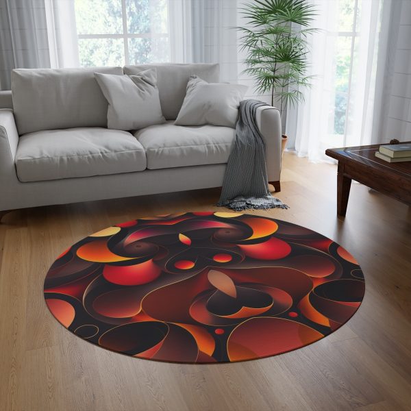 Roll Out the Red Carpet: The Ultimate Designer Round Area Rug Experience! 🎉🎈