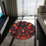 Roll Out the Red Carpet: The Ultimate Designer Round Area Rug Experience! 🎉🎈
