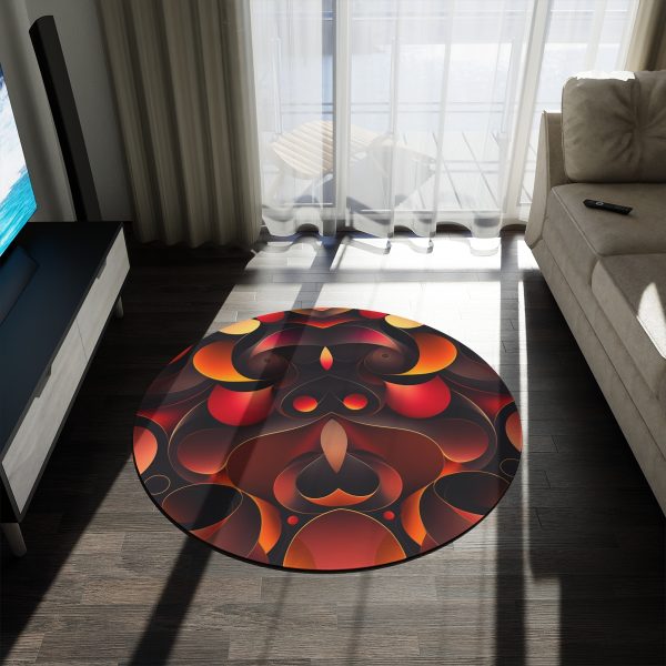 Roll Out the Red Carpet: The Ultimate Designer Round Area Rug Experience! 🎉🎈
