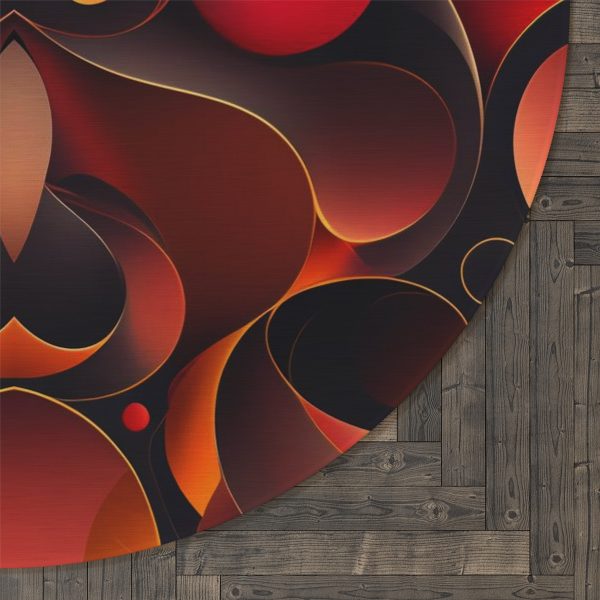 Roll Out the Red Carpet: The Ultimate Designer Round Area Rug Experience! 🎉🎈