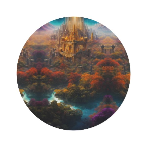 Enchanted Odyssey Area Rug 🏰 Dive Deep into the Valley of the Gods