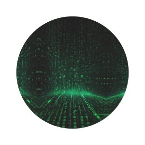 Digital Matrix Dreamscape Area Rug🌐 Dive into the Pixelated Paradox