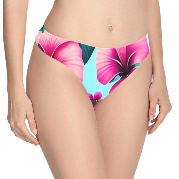 ThongTropics™ Women's Thong: Sun, Sand, and Ultimate Sassy Stand! 🍍👙