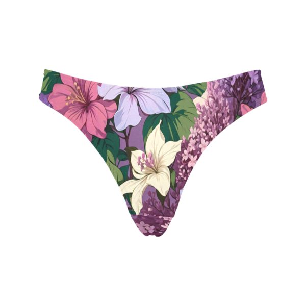 Floral Flaunter™ Thong Panties 🌸 Blooming in Bold, Blushing in Beauty 😍
