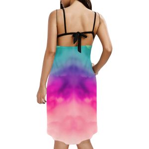 Watercolor Beach Dress Whispers in the Wind