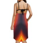 Fiesta Del Fuego! Salsa Spaghetti Strap Backless Beach Dress🔥💃