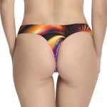 AstralAllure™ Women's Thong Panties - For the Cosmic Connoisseur!