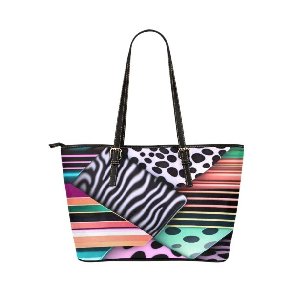 Dazzling Dance of Design & Desire Leather Tote Bag 🛍️🎉