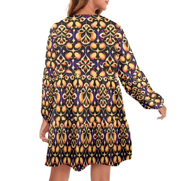 One Dress to Rule Them All: The V-Neck Loose Fit Dress 👗