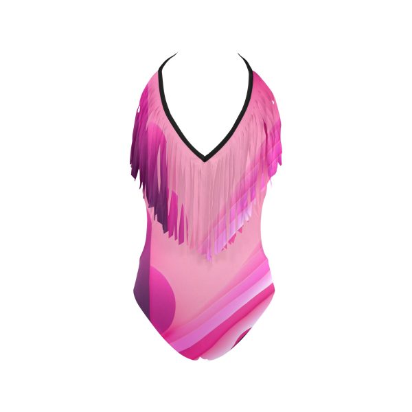 Fringe One Piece Swimsuit: When Barbie Decides to Make Waves!